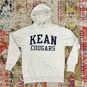 Kean University Cougars League Gray Hoodie Jumper Sweatshirt